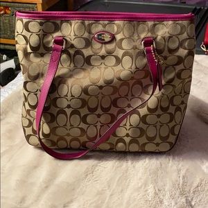 Pink Coach Purse